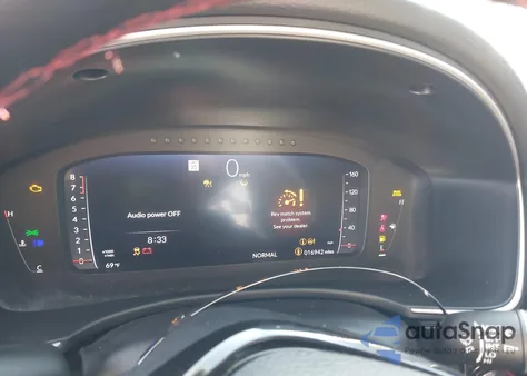 2025 Honda Civic Si из США, поврежденный, VIN 2HGFE1E55SH470272